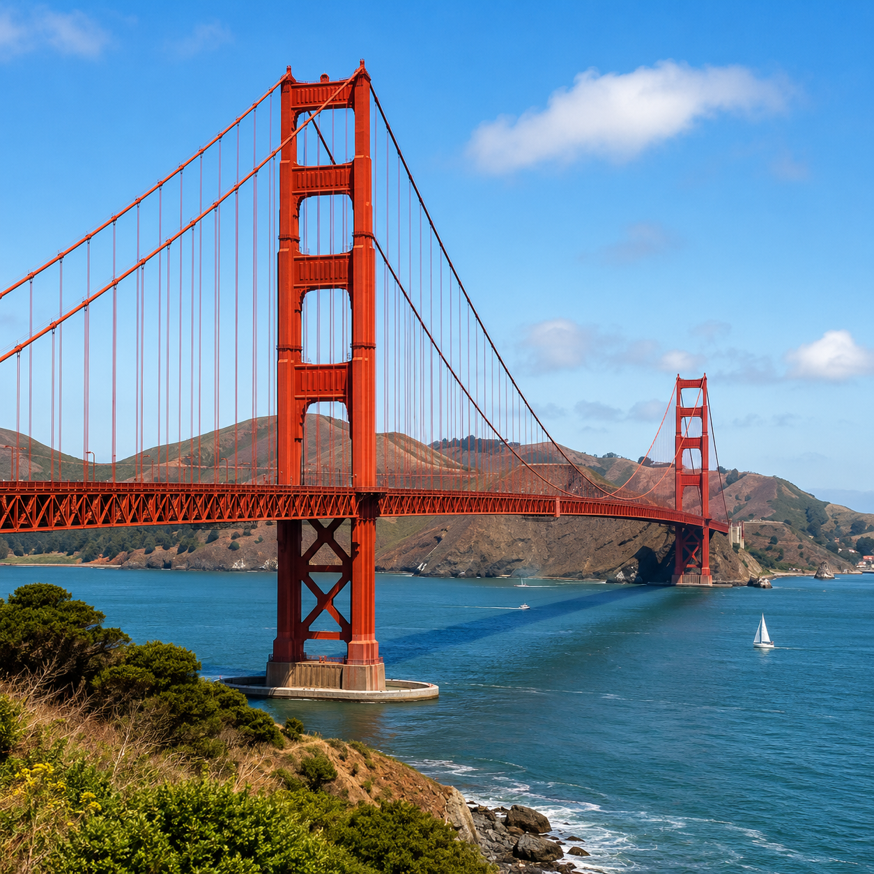eSIm data plan for trip and visit The Golden Gate Bridge in San Francisco